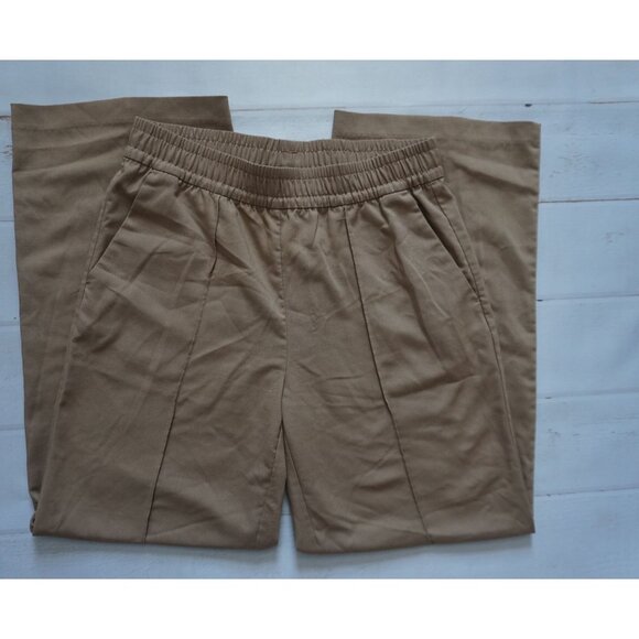 H&M Women’s Brown Elastic Trouser Pants – Size M - Picture 7 of 7